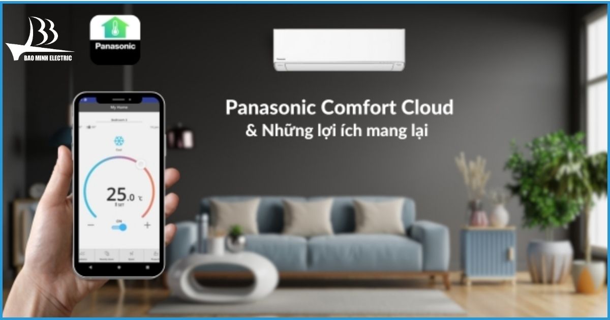 Ứng dụng Panasonic Comfort Cloud điều khiển linh hoạt