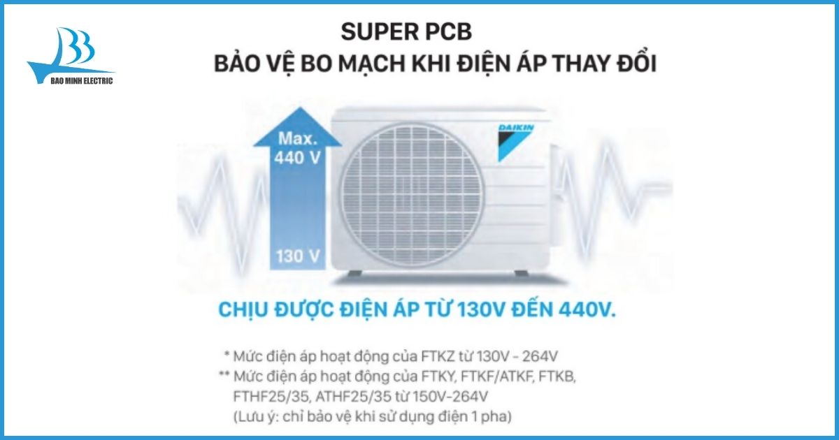 Super PCB - bảo vệ bo mạch khi điện áp không ổn định