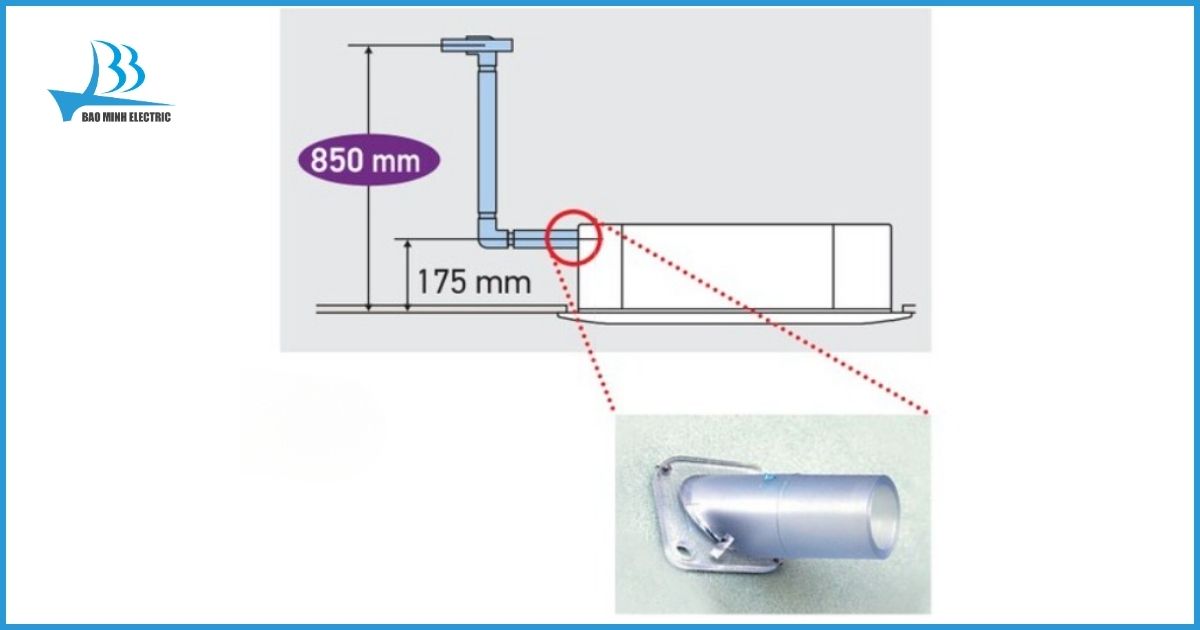  Bơm nước ngưng với độ nâng 850mm