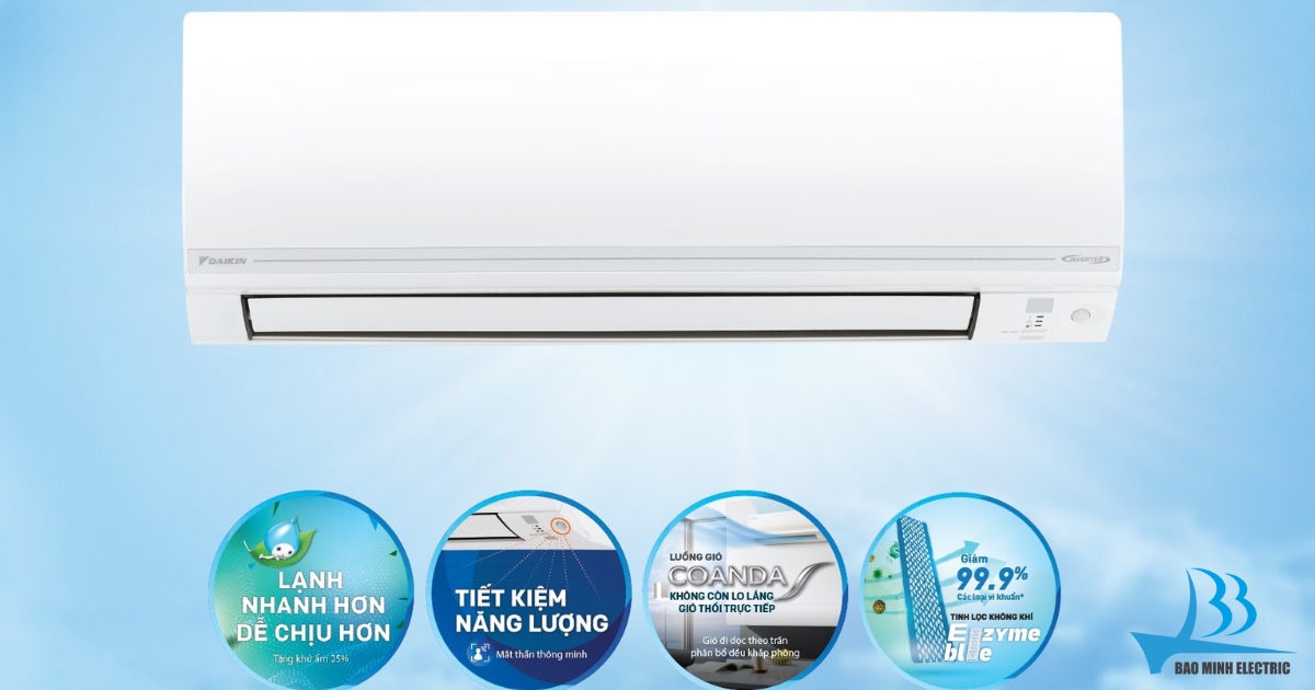 Những công nghệ và đặc điểm nổi bật của máy lạnh Daikin