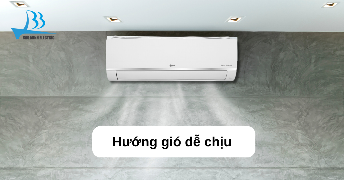 Dễ dàng điều chỉnh hướng gió tạo không gian dễ chịu và thoải mái