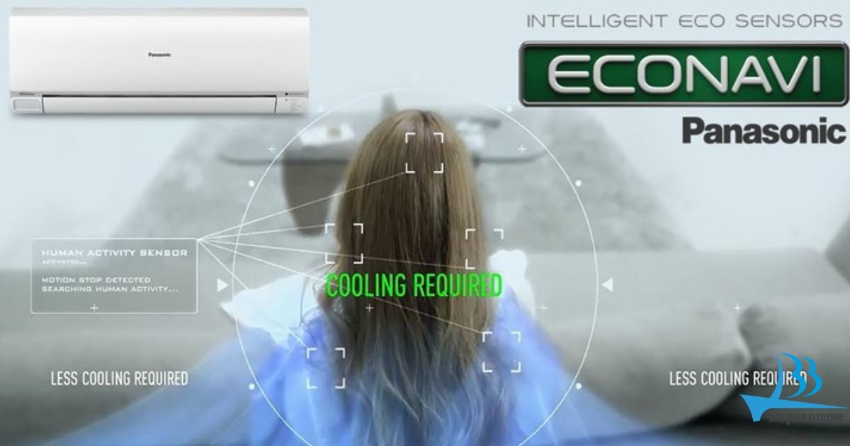 Công nghệ cảm biến Econavi giúp tiết kiệm điện năng hiệu quả