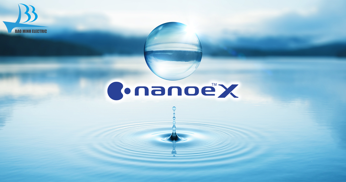 Lọc khí NanoeX của điều hoà này giúp loại bỏ vi khuẩn, mùi