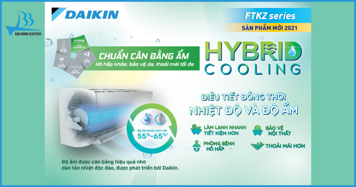 Công nghệ Hybrid Cooling cân bằng ẩm