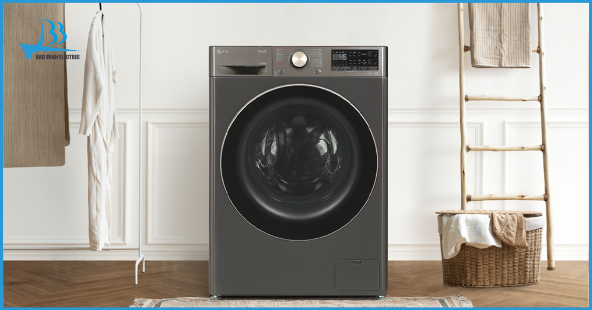 Máy giặt  LG FV1414H3BA có thiết kế đơn giản, hiện đại