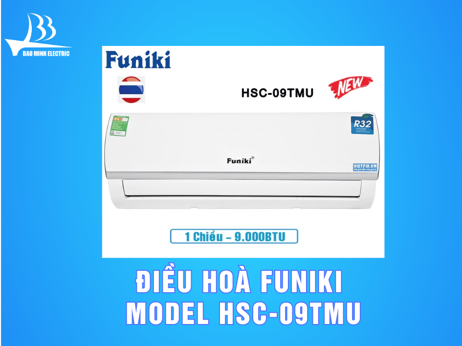 Điều hòa Funiki model HSC-09TMU 9000 BTU