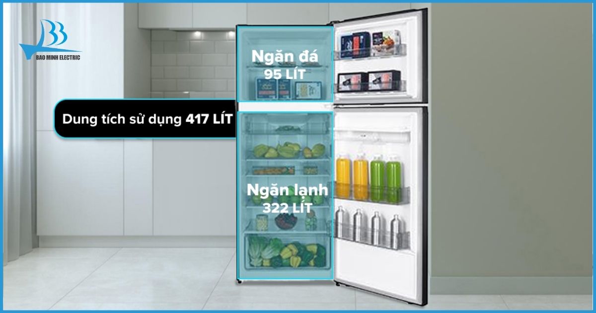  Tủ lạnh Sharp SJ-X417WD-DG