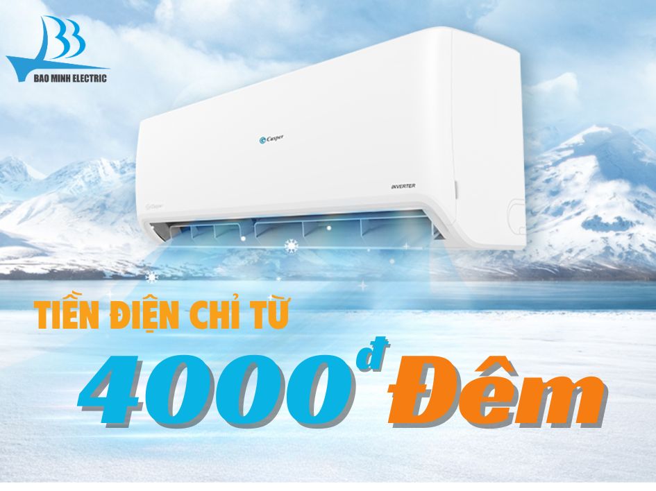 Điều hòa Casper công nghệ Inverter tiết kiệm điện