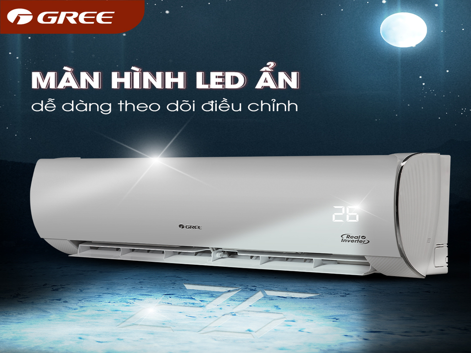 Điều hoà Gree có led ẩn