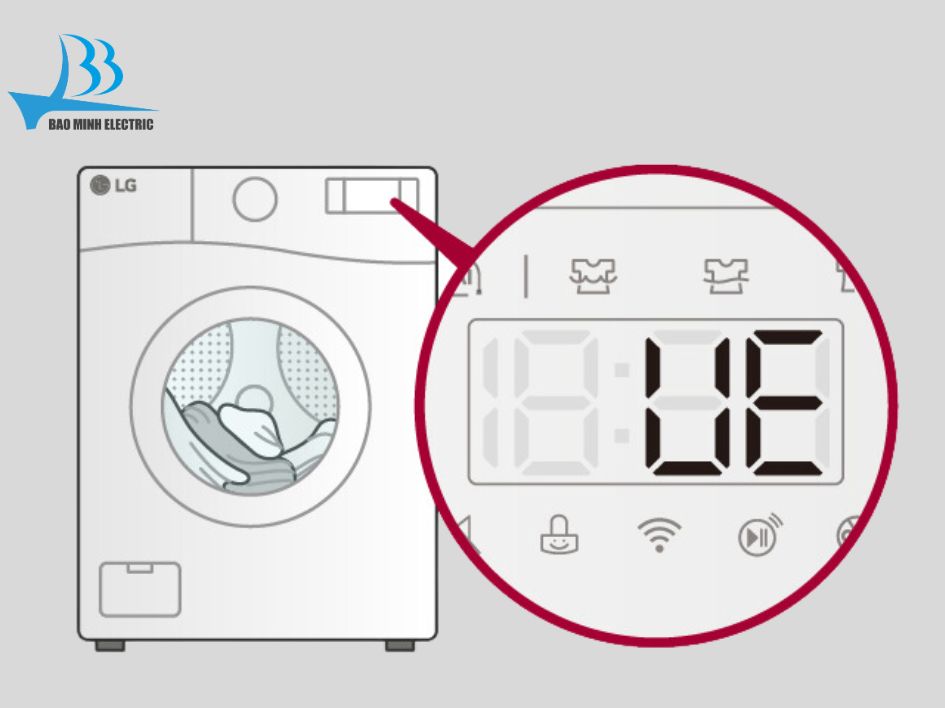 Lỗi UE máy giặt LG là lỗi gì