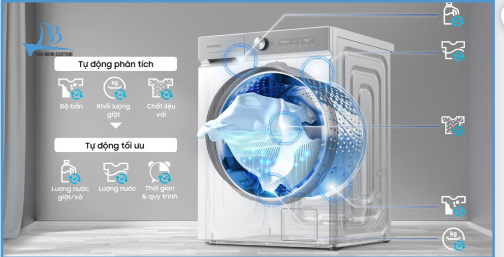 Máy giặt Ecobubble Inverter Samsung WW12CGP44DSHSV 12 kg