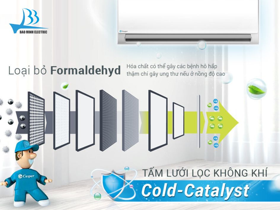 Tấm lọc lưới Cold Catalyst điều hoà Casper