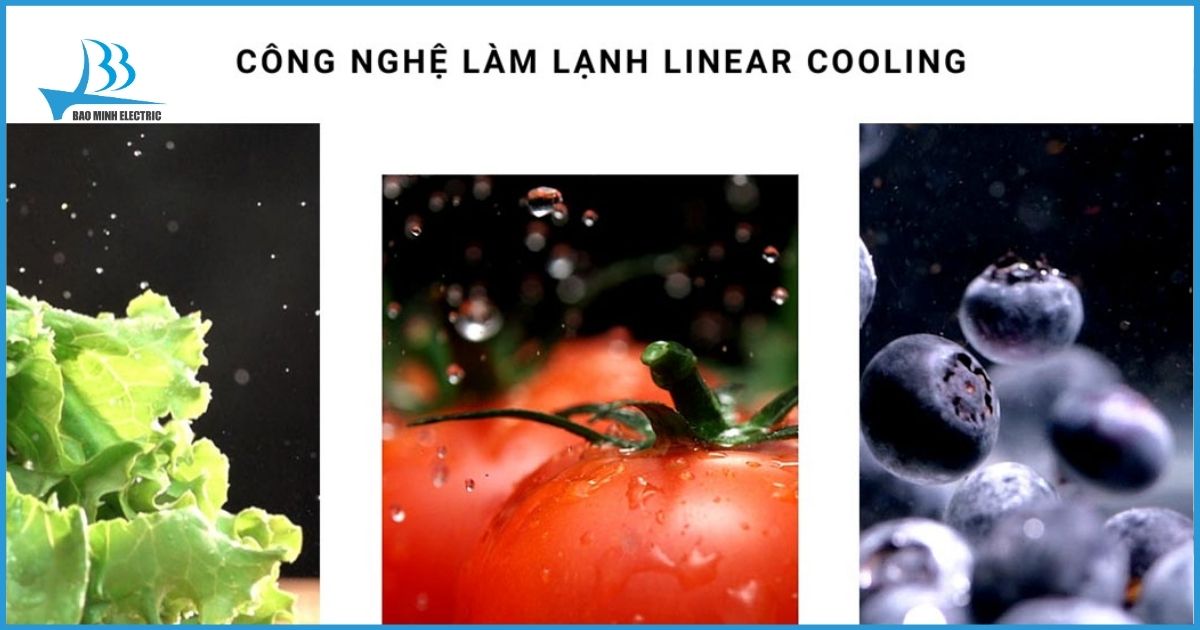 Công nghệ Liner Cooling giữ thực phẩm tươi ngon 