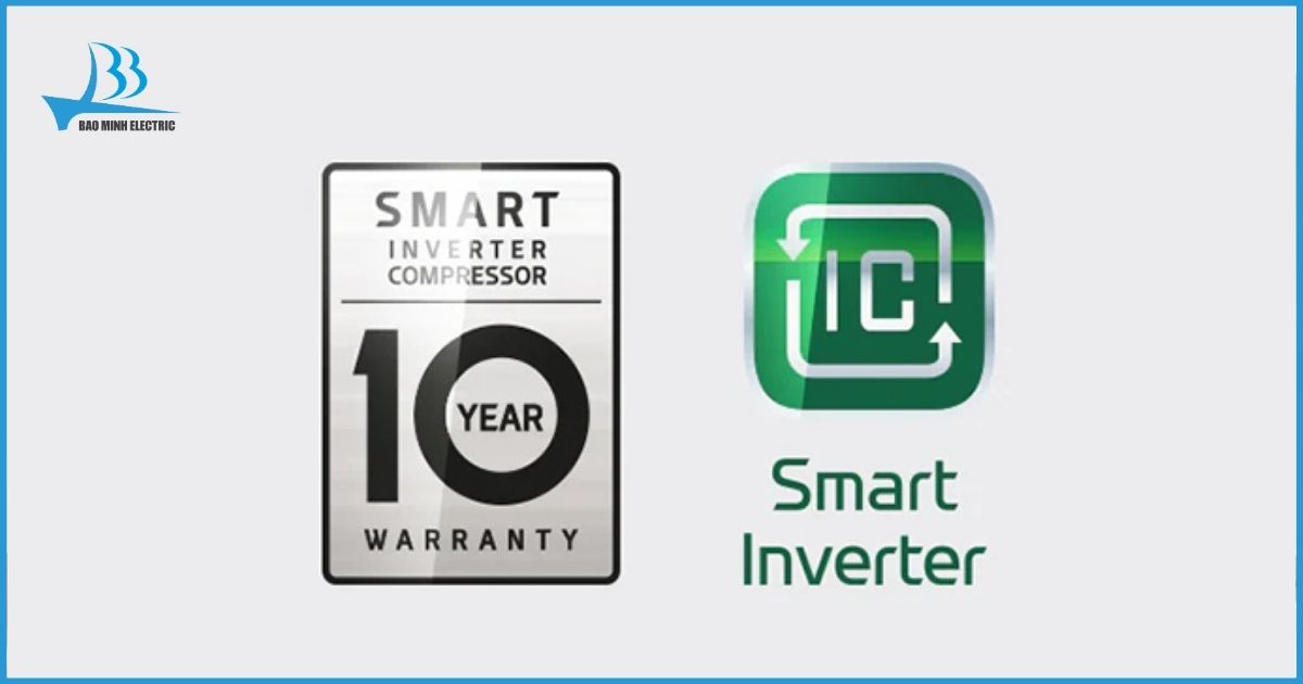 Công nghệ Smart Inverter Compressor™ tiết kiệm điện năng tối ưu