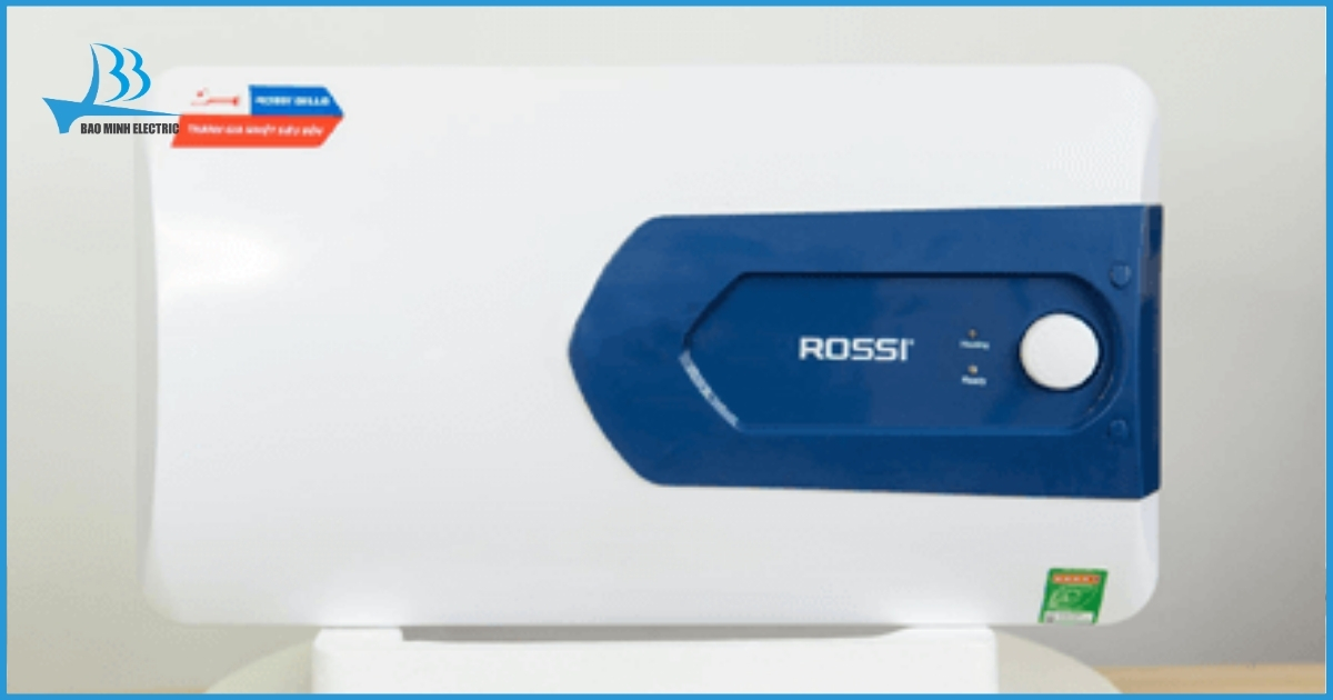 Thiết kế hiện đại, sang trọng của bình nóng lạnh Rossi RDO 30SL