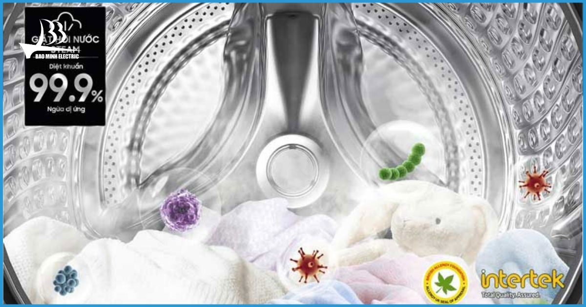 Công nghệ giặt hơi nước diệt khuẩn Hygiene Steam