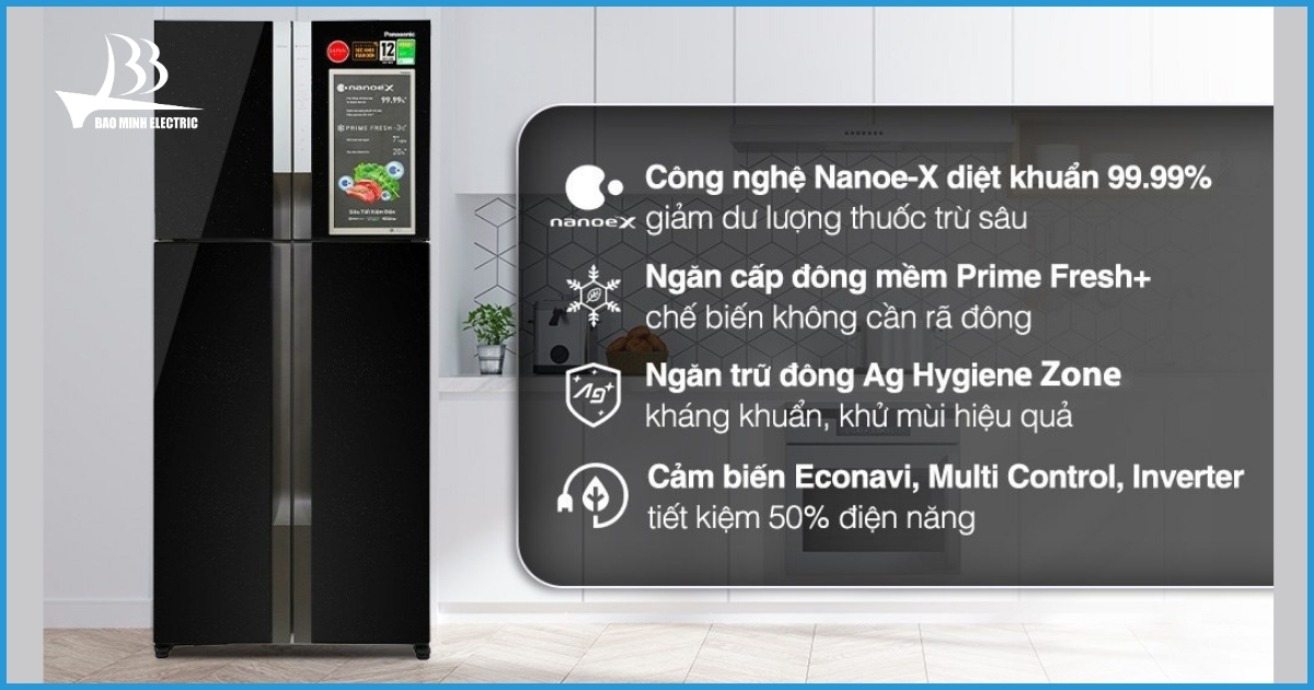 Tủ lạnh Panasonic NR-DZ601YGKV