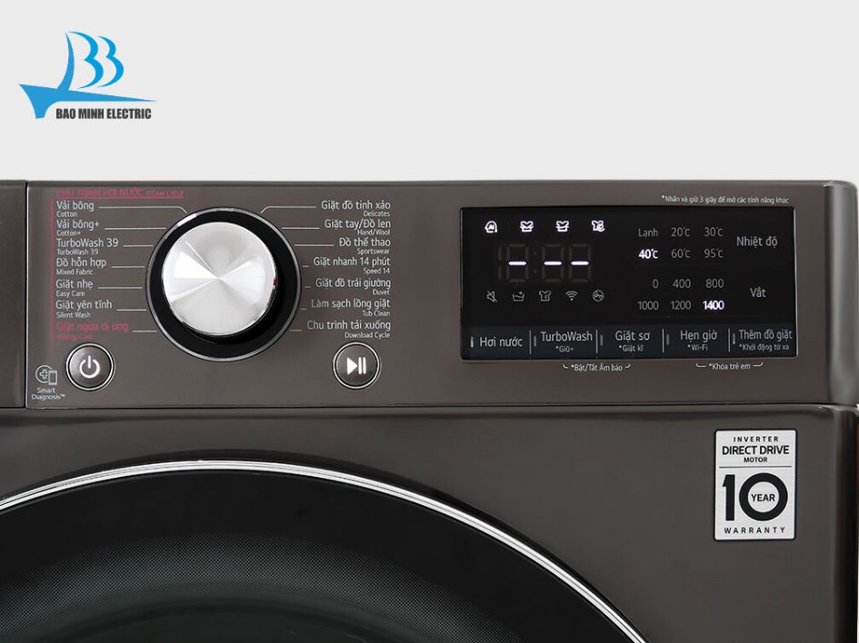 Bảng điều khiển máy giặt LG