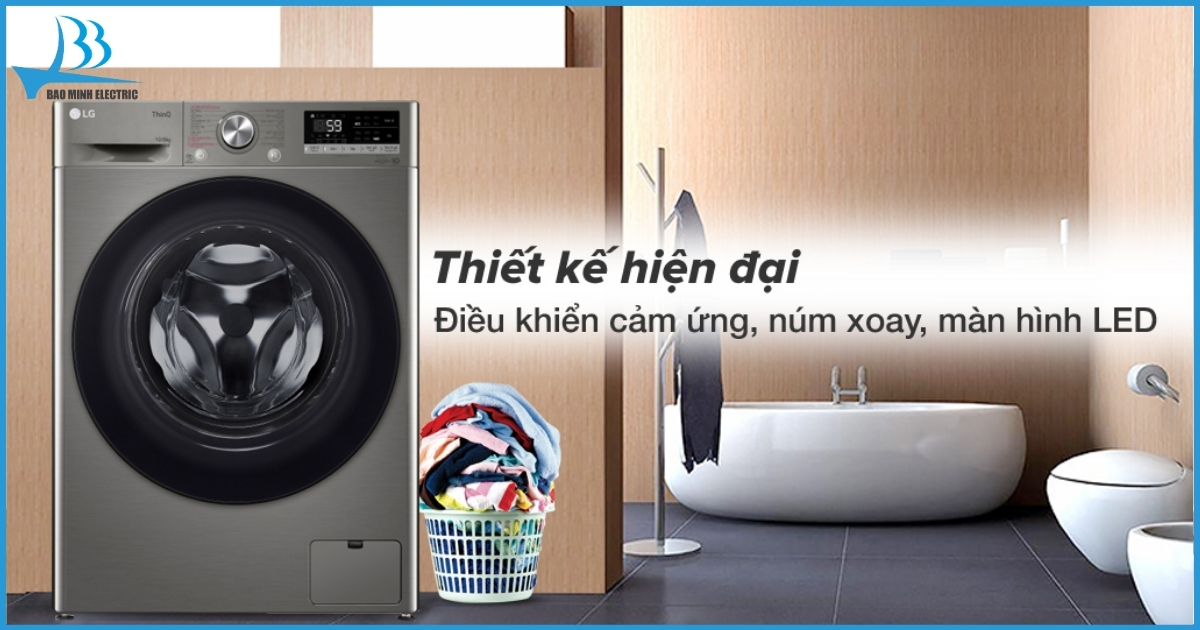 Máy giặt sấy LG AI DD Inverter giặt 10kg - sấy 6kg FV1410D4P
