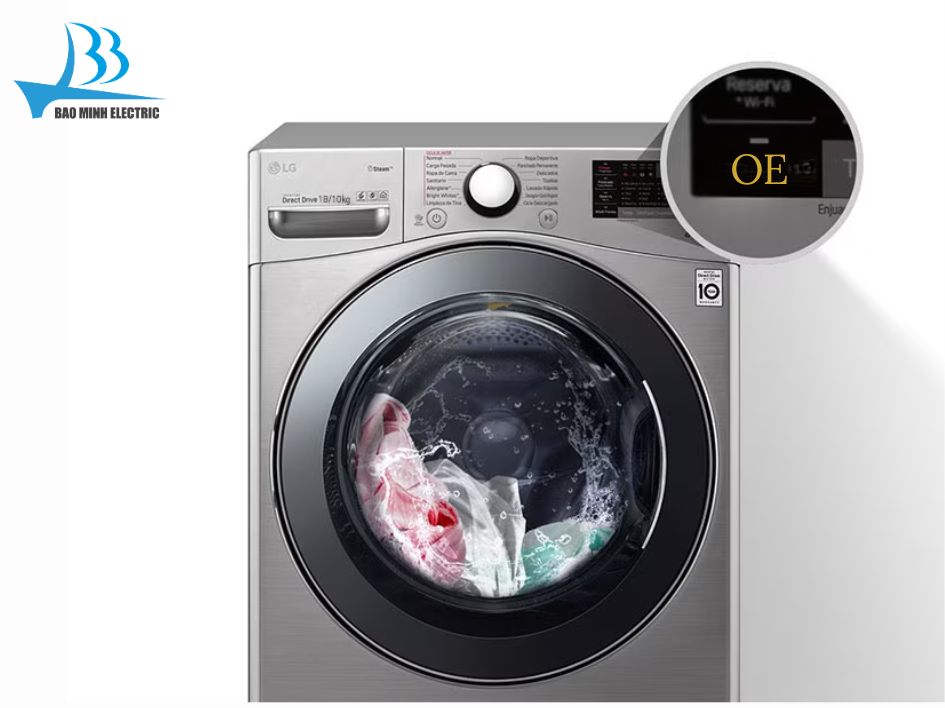 Nguyên nhân dẫn đến lỗi OE máy giặt LG
