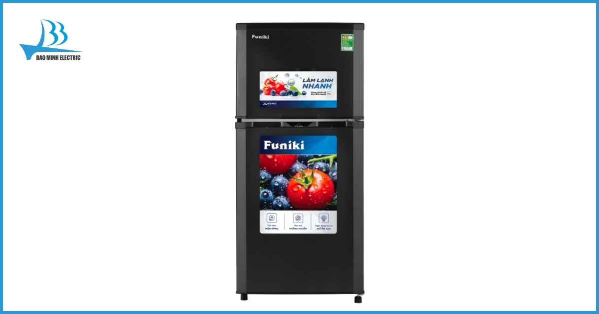 Thiết kế của tủ lạnh Inverter Funiki HR T8185TDG 185 lít