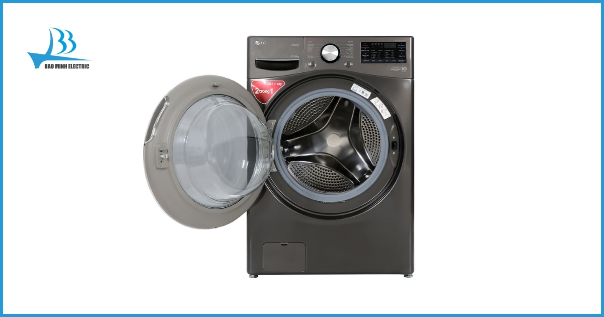 Máy giặt 15kg thích hợp cho các gia đình có từ 8 thành viên