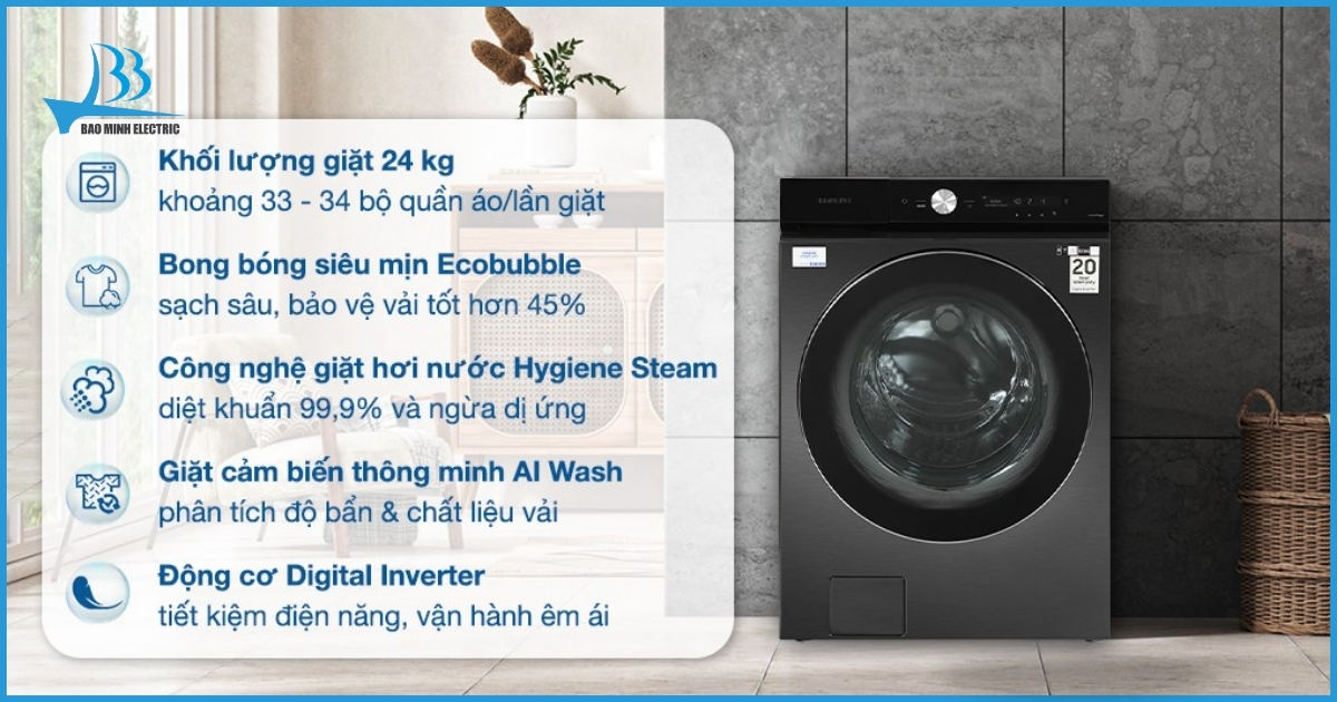 máy giặt Samsung WW10TA046AE/SV