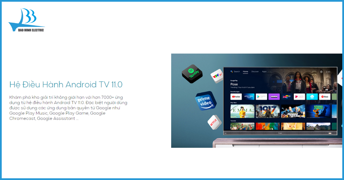 Hệ Điều Hành Android TV 11.0