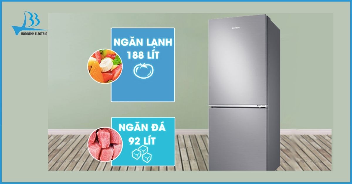 Tủ lạnh Samsung thuộc dòng tủ lạnh 2 cửa