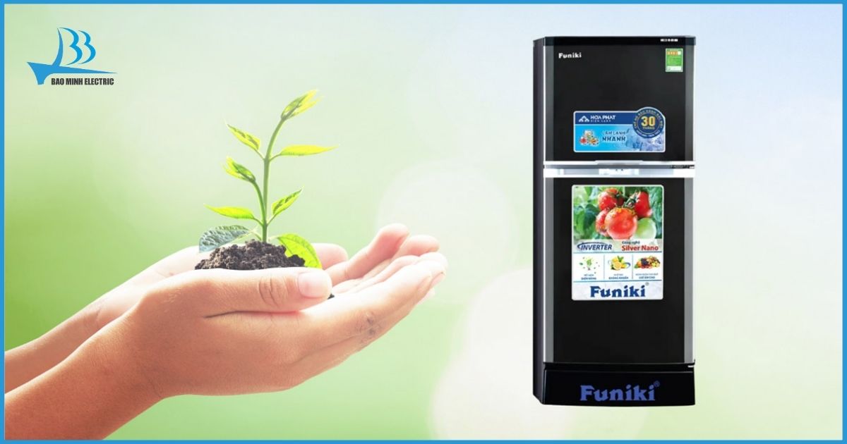 Tủ lạnh Funiki FR126ISU sử dụng môi chất R134a không gây ô nhiễm môi trường
