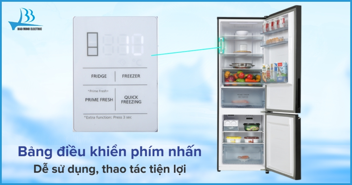 Tủ lạnh Panasonic 300 lít NR-BC361VGMV