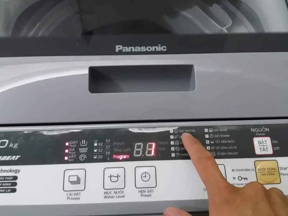 Cách vệ sinh máy giặt Panasonic thủ công cực sạch