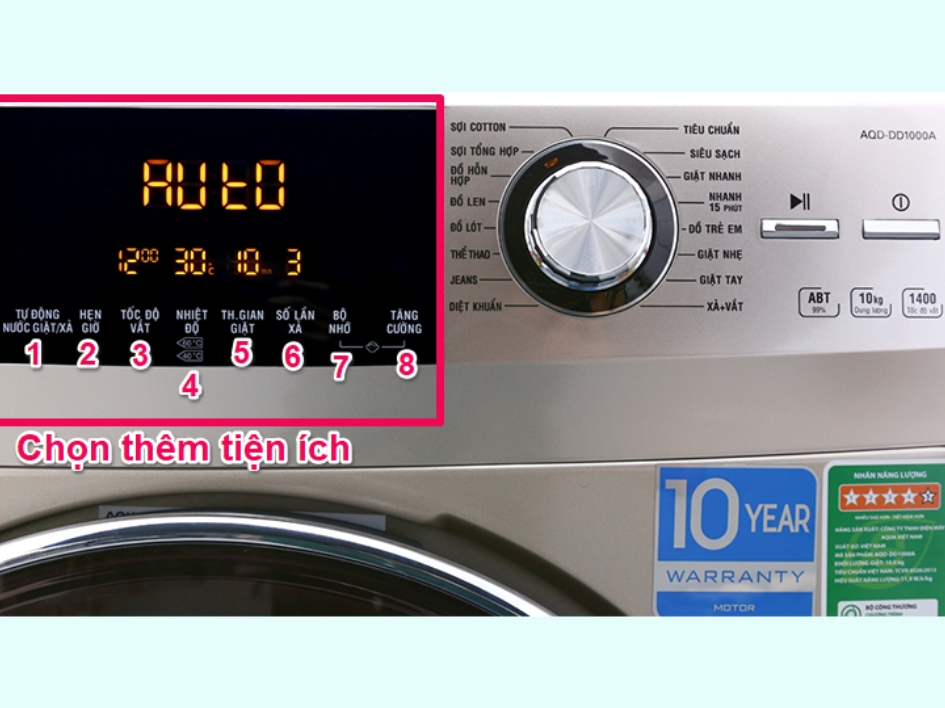 Chế độ vệ sinh máy giặt Aqua là gì?