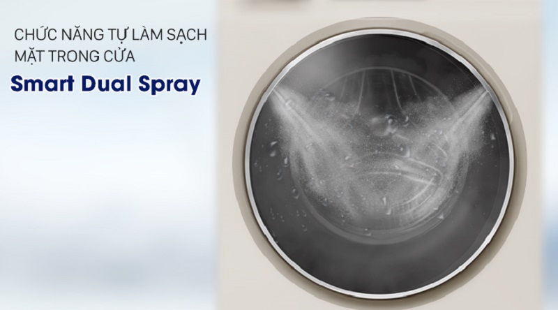 Công nghệ Smart Dual Spray sạch tối ưu và tiết kiệm nước