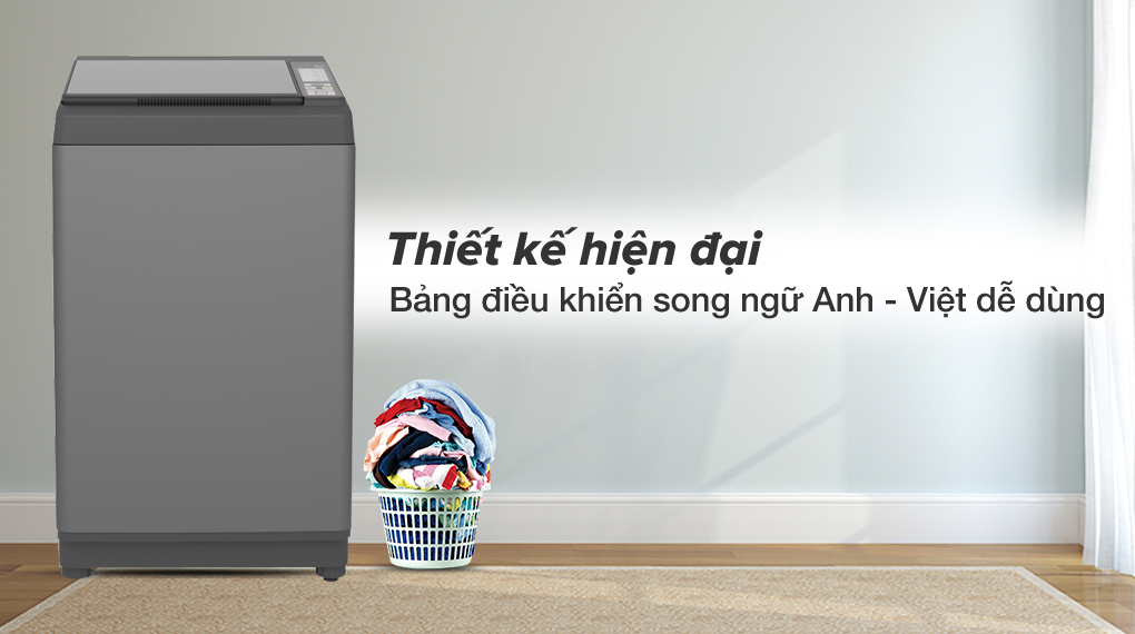 Máy giặt Aqua AQW-S90CT.S - hỗ trợ tối ưu việc giặt giũ
