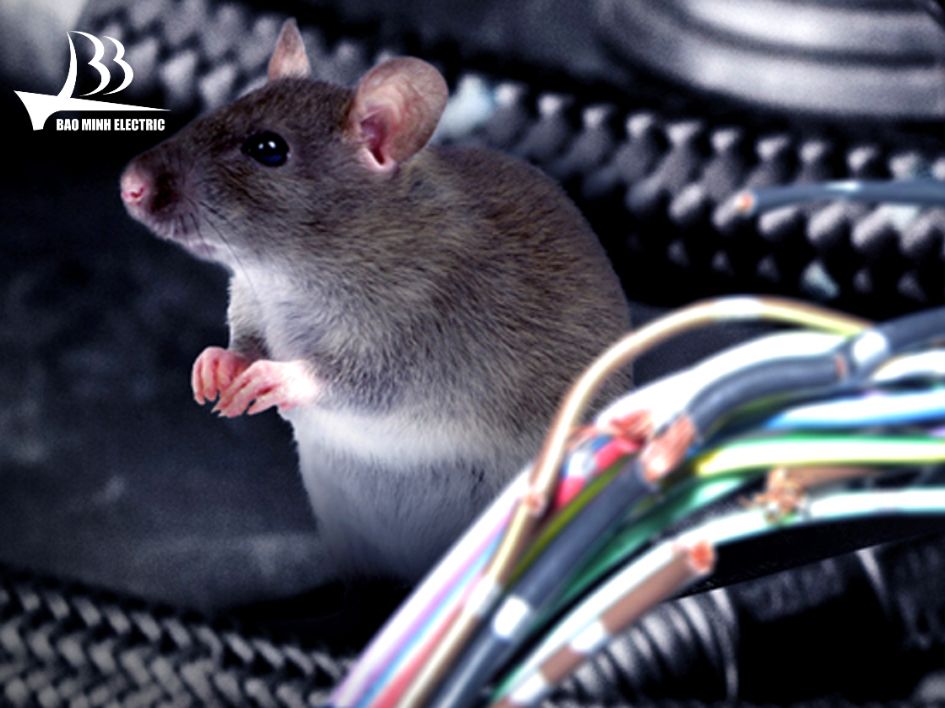 Chuột hoặc côn trùng cắn đứt dây điện điều hoà Panasonic
