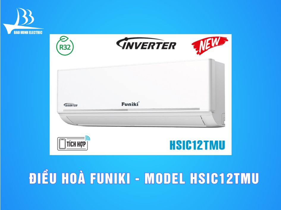 Điều hoà Funiki 12000BTU Inverter Cao Cấp HSIC 12TMU