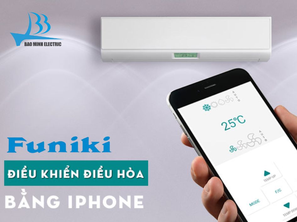 Ứng dụng điều khiển điều hoà Funiki bằng Iphone