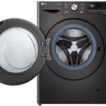 Máy giặt sấy lồng ngang LG AIDD™ 14kg đen FX1414R3KA