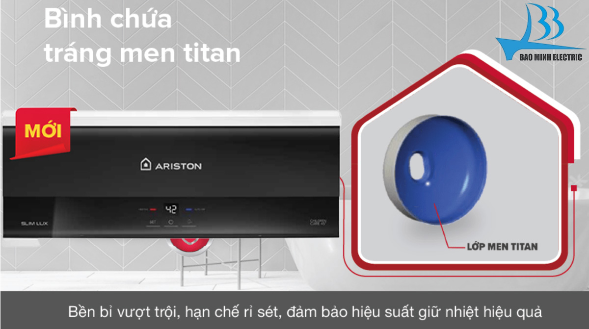 Bình chứa tráng men Titan