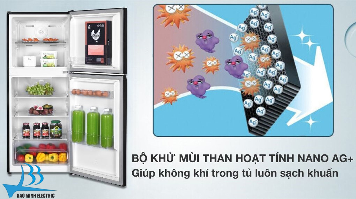 Bộ lọc khử mùi than hoạt tính Nano Ag+