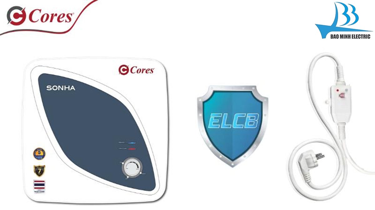 An toàn tuyệt đối nhờ hệ thống chống giật theo tiêu chuẩn châu âu ELCB
