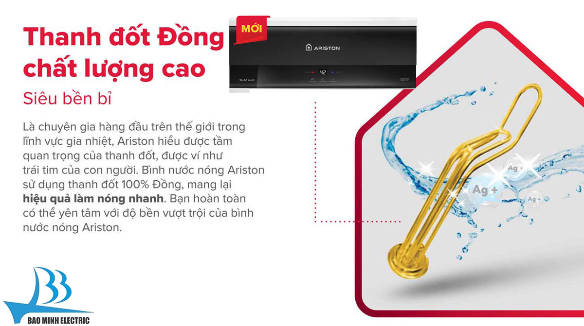 Thanh đốt Đồng chất lượng cao