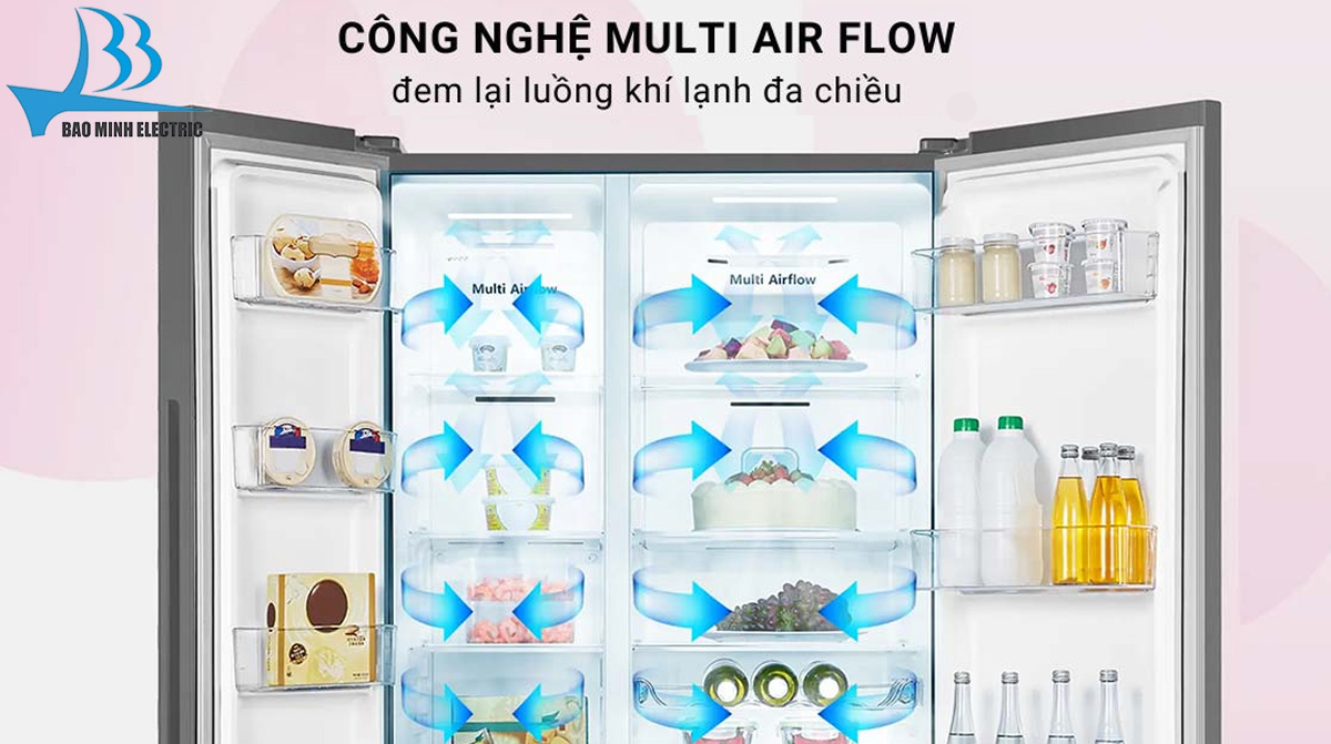 Công nghệ làm lạnh đa chiều tủ lạnh Hisense
