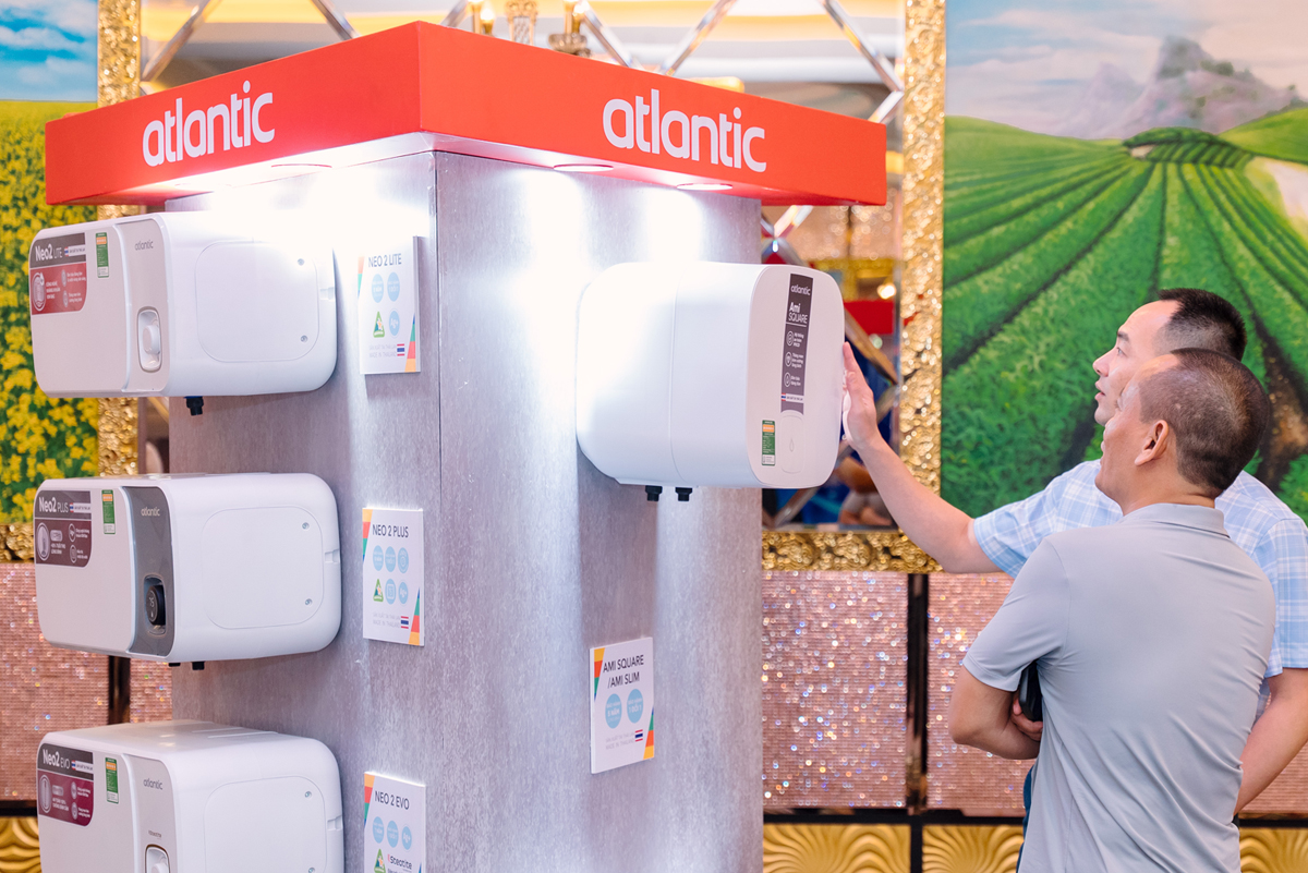 Giới thiệu sản phẩm bình nóng lạnh Atlantic