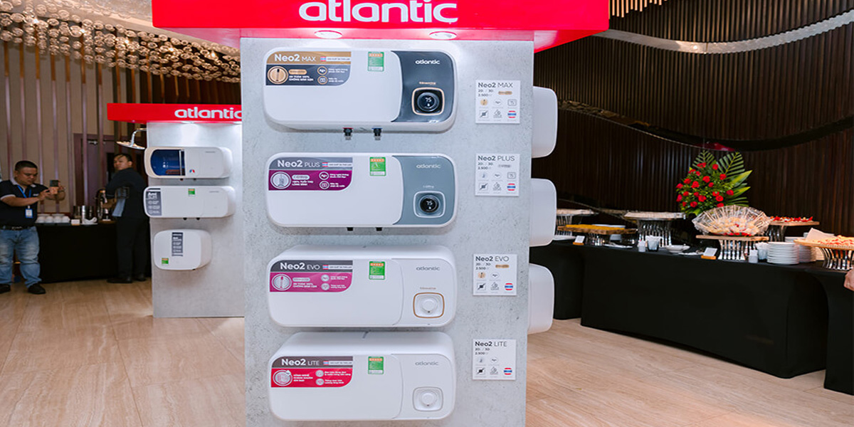 Các dòng sản phẩm bình nóng lạnh Atlantic Các dòng sản phẩm bình nóng lạnh Atlantic