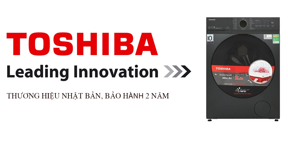 Máy giặt Toshiba thương hiệu Nhật Bản, Bảo hành 2 năm Máy giặt Toshiba thương hiệu Nhật Bản, Bảo hành 2 năm