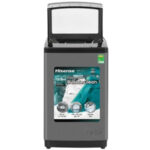 Máy giặt Hisense WTZQ8012UT 8kg lồng đứng màu xám