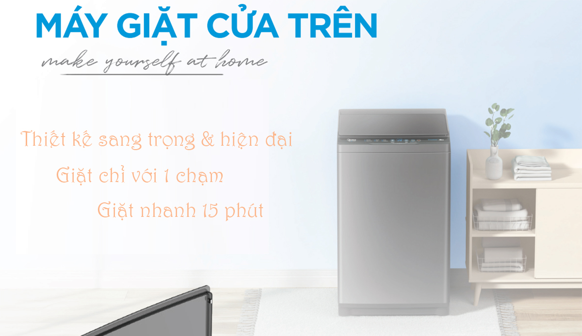 Máy giặt Midea cửa trên