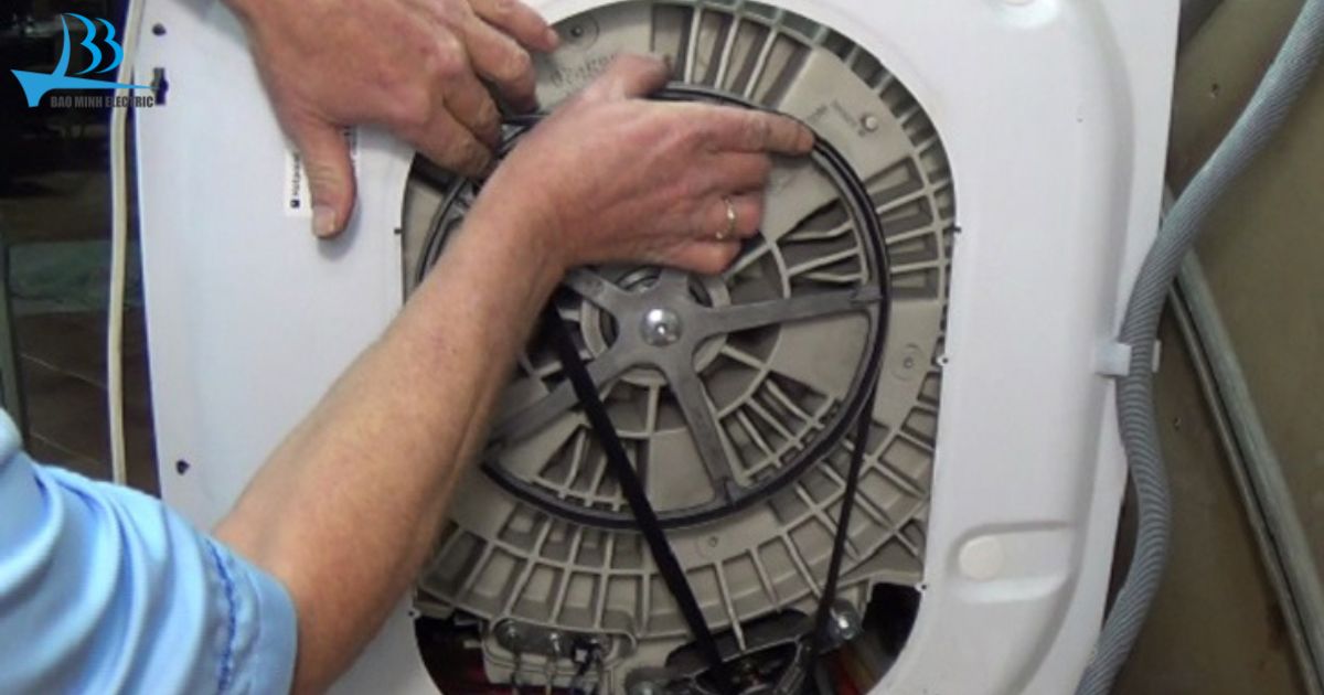 Máy giặt bị hỏng dây curoa